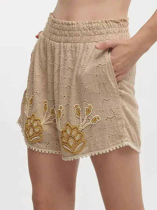 Damen-Shorts Beige
