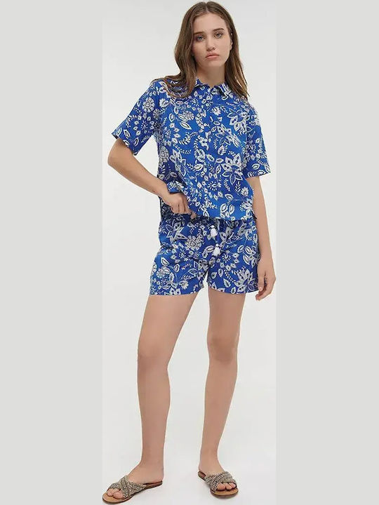 Damen-Shorts Blau