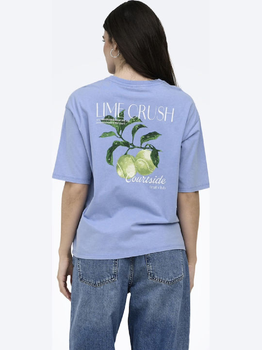 Γυναικείο Oversized T-shirt Γαλάζιο