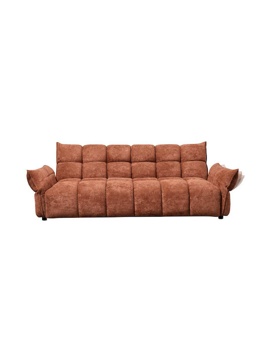 Dreisitzer Sofa Bett Orange 240x90x85cm