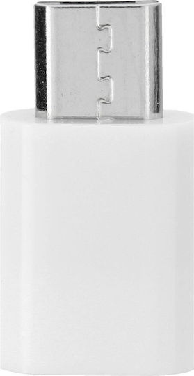 Blue Star Converter USB-C Male to micro USB Female White 1 Piece
