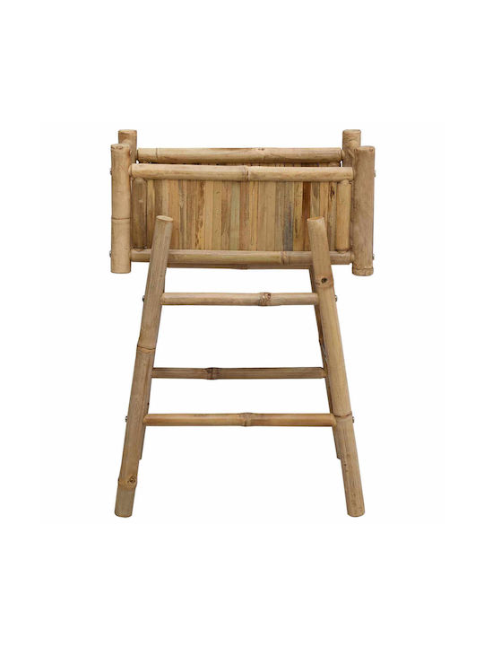 vidaXL Green Bamboo Planter Box 50x38x74cm