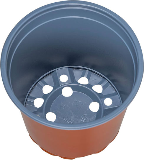 vidaXL Set 50 Ghivece De Flori Ceramice Portocalii 15x13cm