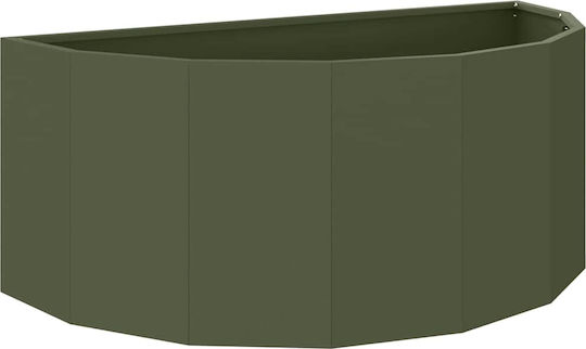 vidaXL Topf Metallisch Green 90x90x35cm.