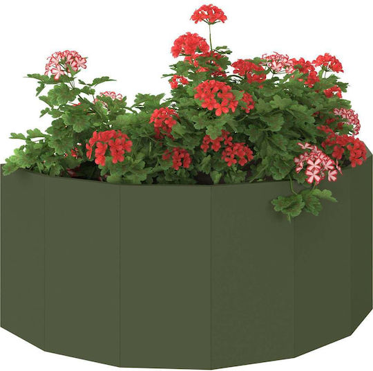 vidaXL Topf Metallisch Green 90x90x35cm.