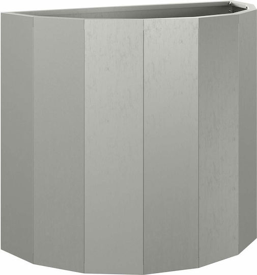 vidaXL Γλάστρα Μεταλλική Σκ Rusty 60x60x50εκ.