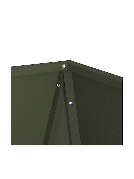 vidaXL Topf Metallisch Green 40x40x75cm.