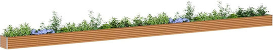 vidaXL Blumenkasten Metallisch Bronze 970x50x36cm.