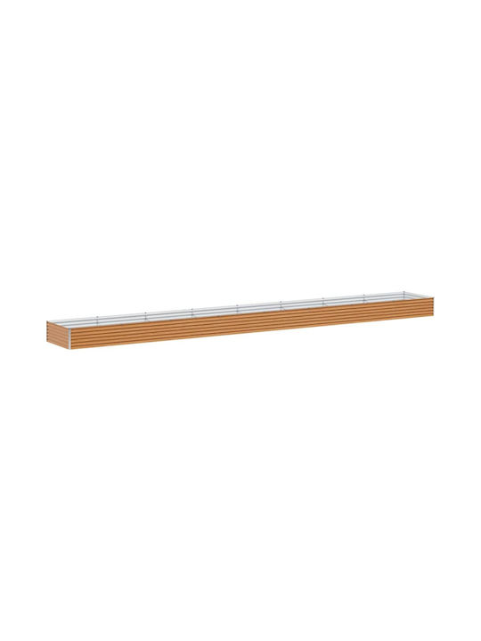 vidaXL Ζαρντινιέρα Μεταλλική Μπρούτζινη 775x100x36εκ.