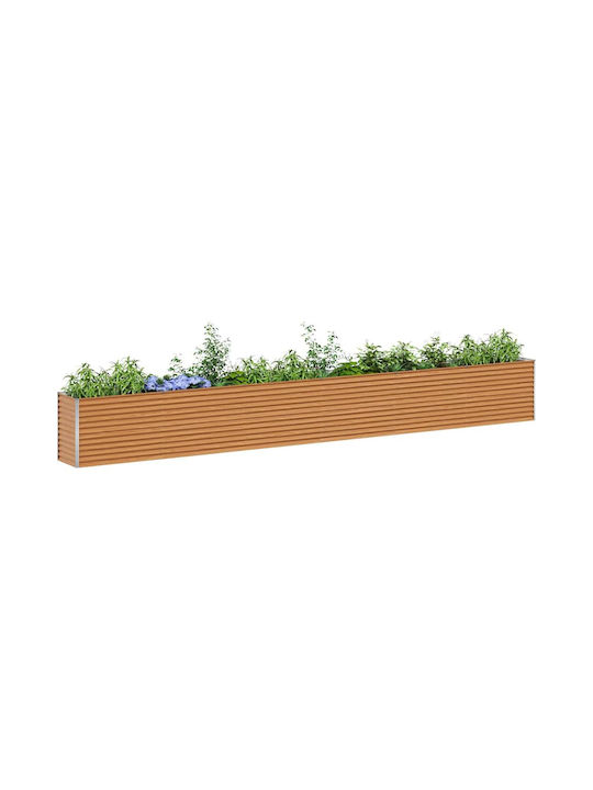 vidaXL Blumenkasten Metallisch Bronze 582x50x68cm.