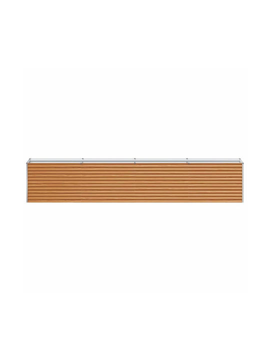 vidaXL Planter Box Metal De bronz 390x50x68cm.
