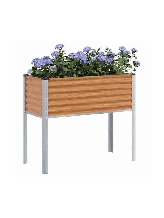vidaXL Topf Metallisch Open Café 100.5x40.5x90cm.