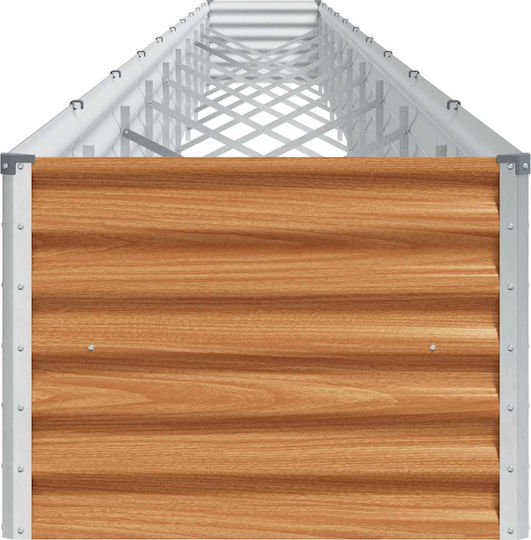 vidaXL Blumenkasten Metallisch Bronze 970x50x36cm.