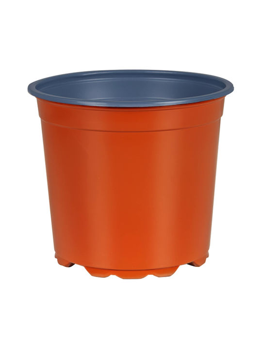 vidaXL Ceramic Flower Pot Orange 15x15x12.5cm