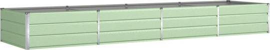 vidaXL Topf Metallisch Pastel Green 195x100x45cm.