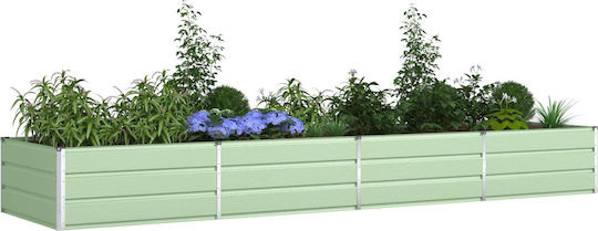 vidaXL Topf Metallisch Pastel Green 195x100x45cm.
