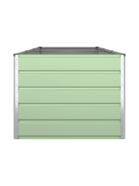 vidaXL Ghiveci Metal Pastel Green 195x100x45cm.