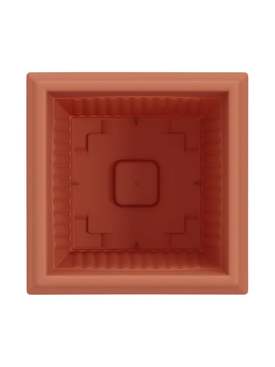 vidaXL Set 24 Kunststoff-Blumentöpfe Terrakotta Rote 33x26cm
