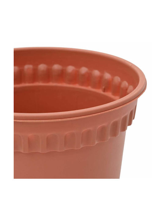 vidaXL Set 24 Kunststoff Blumentöpfe Terrakotta 12,5x10cm