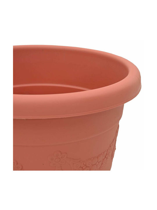 vidaXL Set 24 Ghivece de Flori Din Plastic Cărămiziu 26x21.5cm