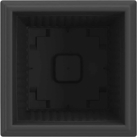 vidaXL Set 6 Ghivece De Flori Din Plastic Negre 20x16cm