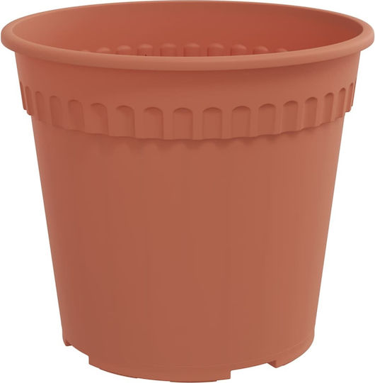 vidaXL Σετ 6 Γλάστρες Πλαστικές Κεραμιδί 19x16εκ.