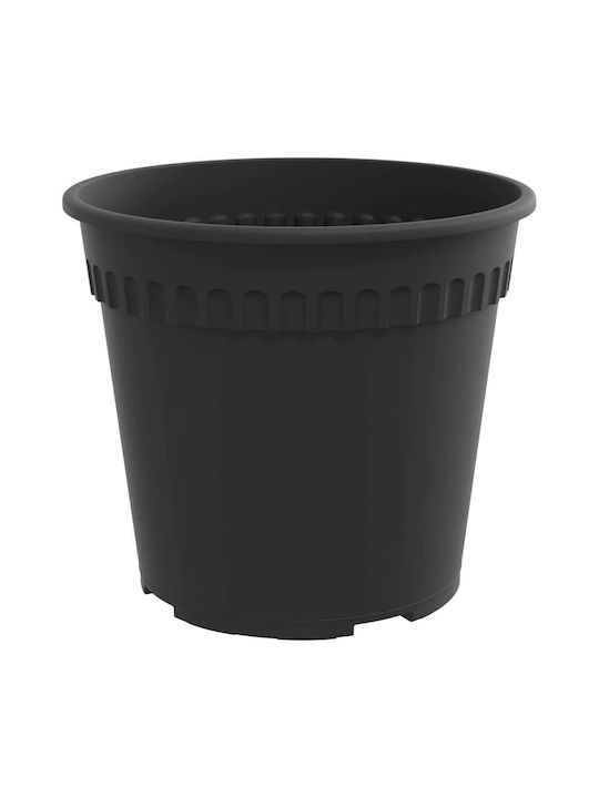 vidaXL Set 6 Töpfe Kunststoff Black