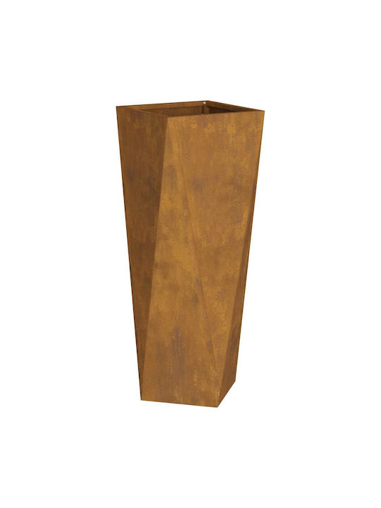 vidaXL Ghiveci Metal Rusty 30x30x75cm.