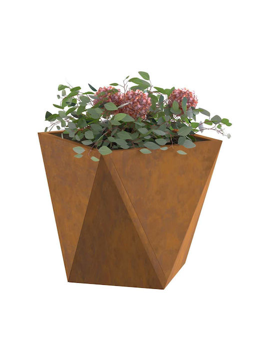 vidaXL Ghiveci Metal Sk Rusty 30x30x30cm.