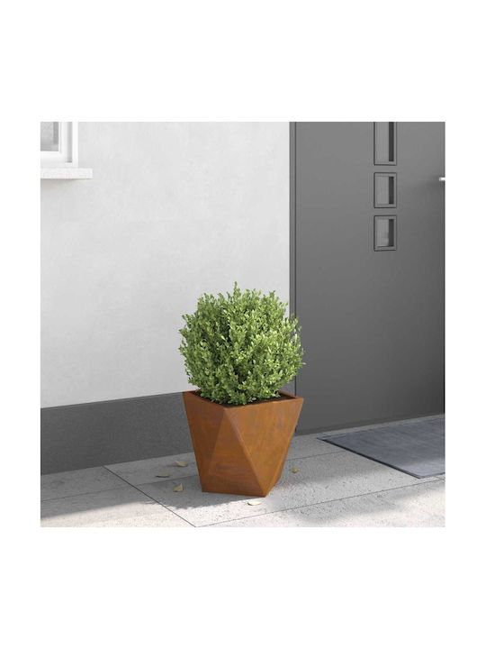vidaXL Ghiveci Metal Sk Rusty 30x30x30cm.