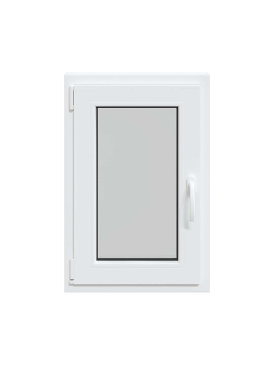 vidaXL Ανοιγόμενο Παράθυρο PVC Π50xΥ75cm