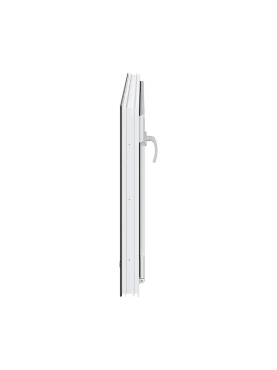 vidaXL Aufklappbares PVC Fenster Risor P120xH60cm