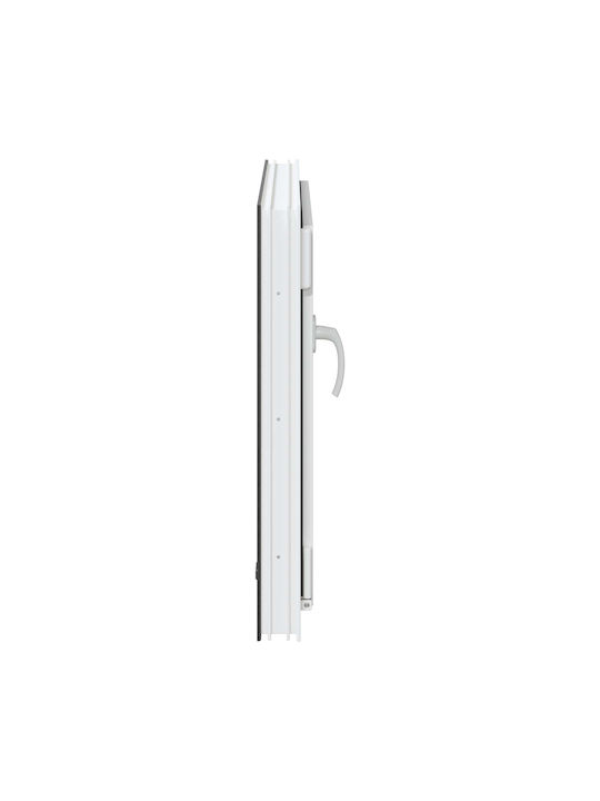 vidaXL Aufklappbares PVC Fenster Risor P50xH50cm
