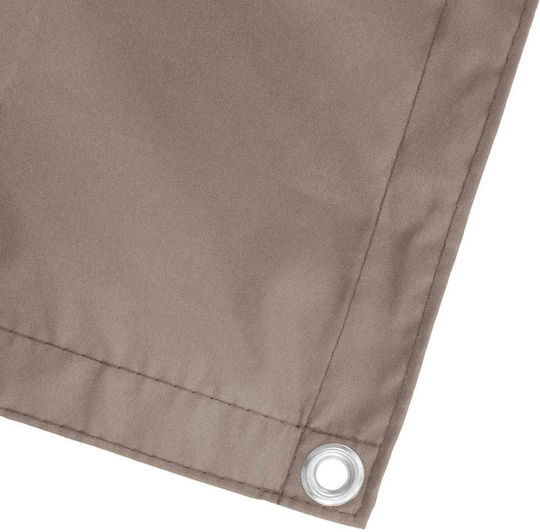 vidaXL Divider De Verandă De Umbrire Maro 1x5m Rectangular
