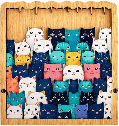 Ξύλινο Παιδικό Puzzle Pcs. 62pcs Lean Toys