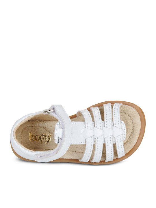Kids' White Sandals