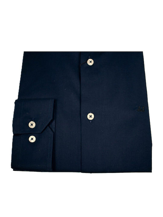 Long Sleeve Blue Shirt