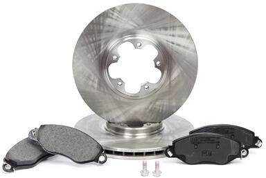 Brake Disc Set Front for Ford Focus Mondeo Fiesta Kuga C-Max S-Max Galaxy Edge Puma EcoSport