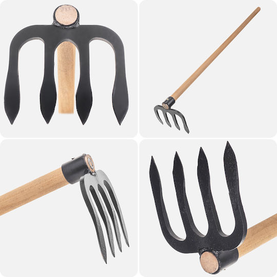Kadax Premium Forged Garden Hoe 17 Cm Handle Steel Weeding