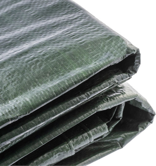 Kadax Pânză Impermeabilă Rotundă 90gr/m² cu Diametru 8m Tip Ușor Verde