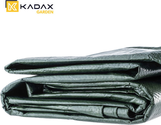 Kadax Кръгъл Водоустойчив Покривка 90гр/м² с Диаметър 6м Лек Тип Зелен
