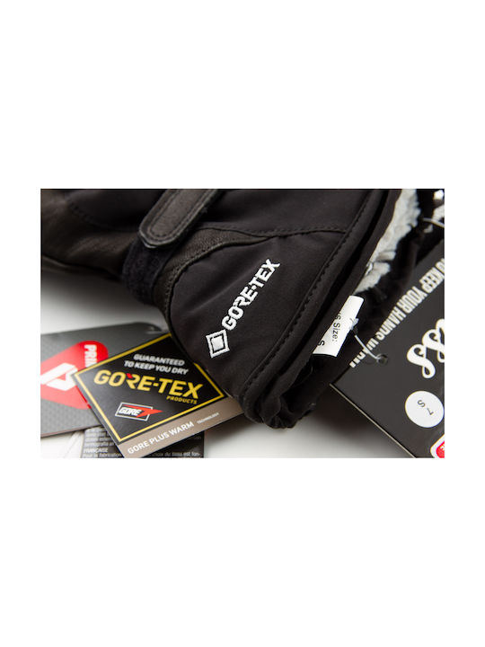 Level Mănuși de Schi și Snowboard pentru Femei cu Membrană Gore-Tex Negre