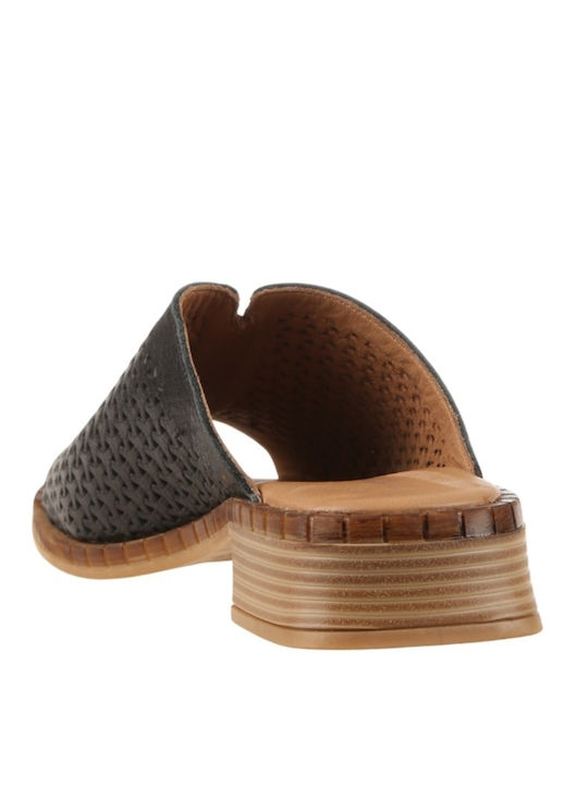 Sandale Casual Damă Din Piele Negre