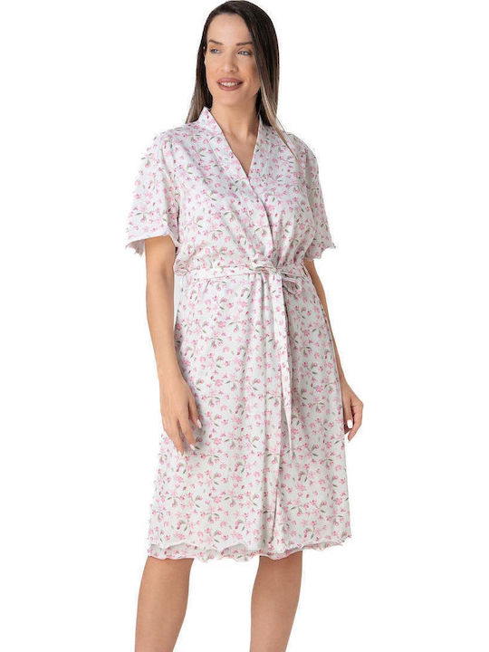 Relax Lingerie Καλοκαιρινή Γυναικεία Ρόμπα Rose Paisley Relax Lingerie Καλοκαιρινή Γυναικεία Ρόμπα Rose Paisley