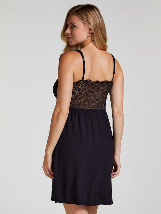 Hunkemöller Summer Women's Black Nightgown Nora