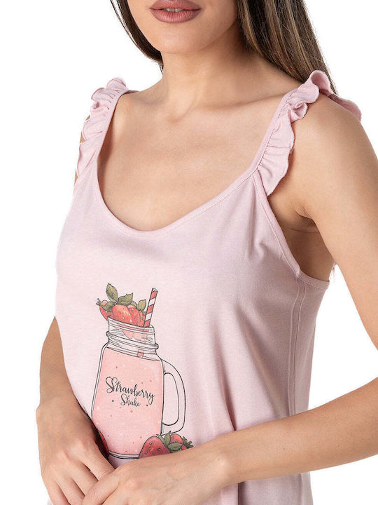 Relax Lingerie Καλοκαιρινό Γυναικείο Σετ Πιτζάμας Δίχρωμο