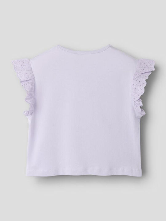 Kinderoberteile T-Shirt Flieder