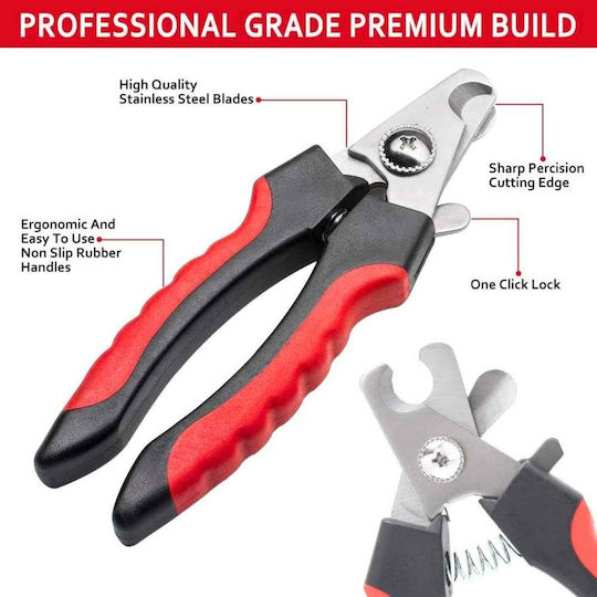 Pet Nail Scissors Red Color