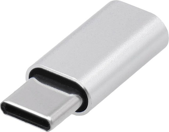Blue Star Converter USB-C Male to micro USB Female Blue 1 Piece
