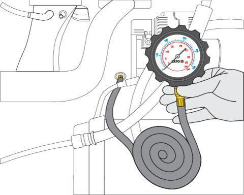 Yato Yato Oil Pressure Gauge